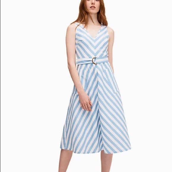 kate spade Dresses & Skirts - NWOT Kate Spade deck stripe midi dress